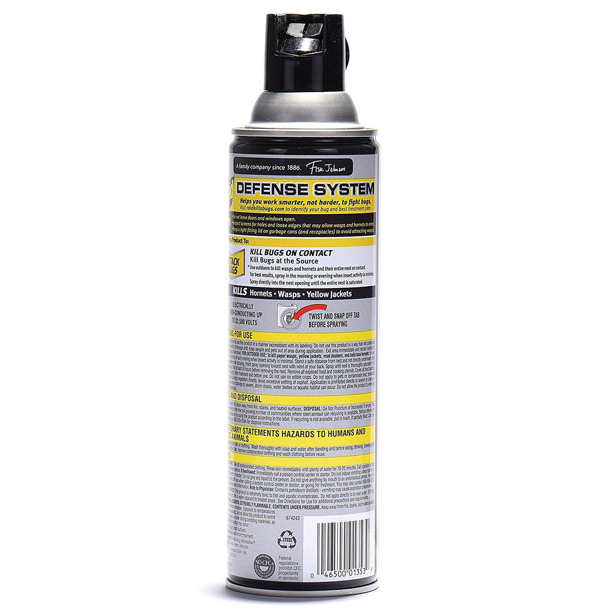 Raid Wasp Hornet Killer Spray,14 Ounce (Pack of 6)