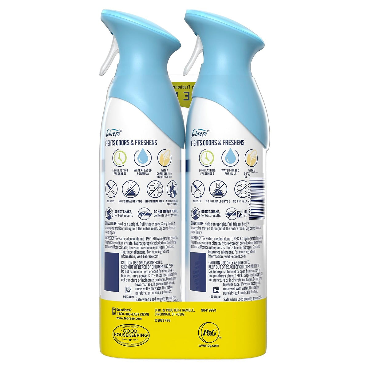 Febreze Air, Linen & Sky, 2Pk 8.8 Oz Aerosol