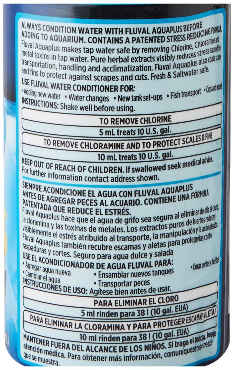 Fluval Water Conditioner for Aquarium, 8.4-Ounce
