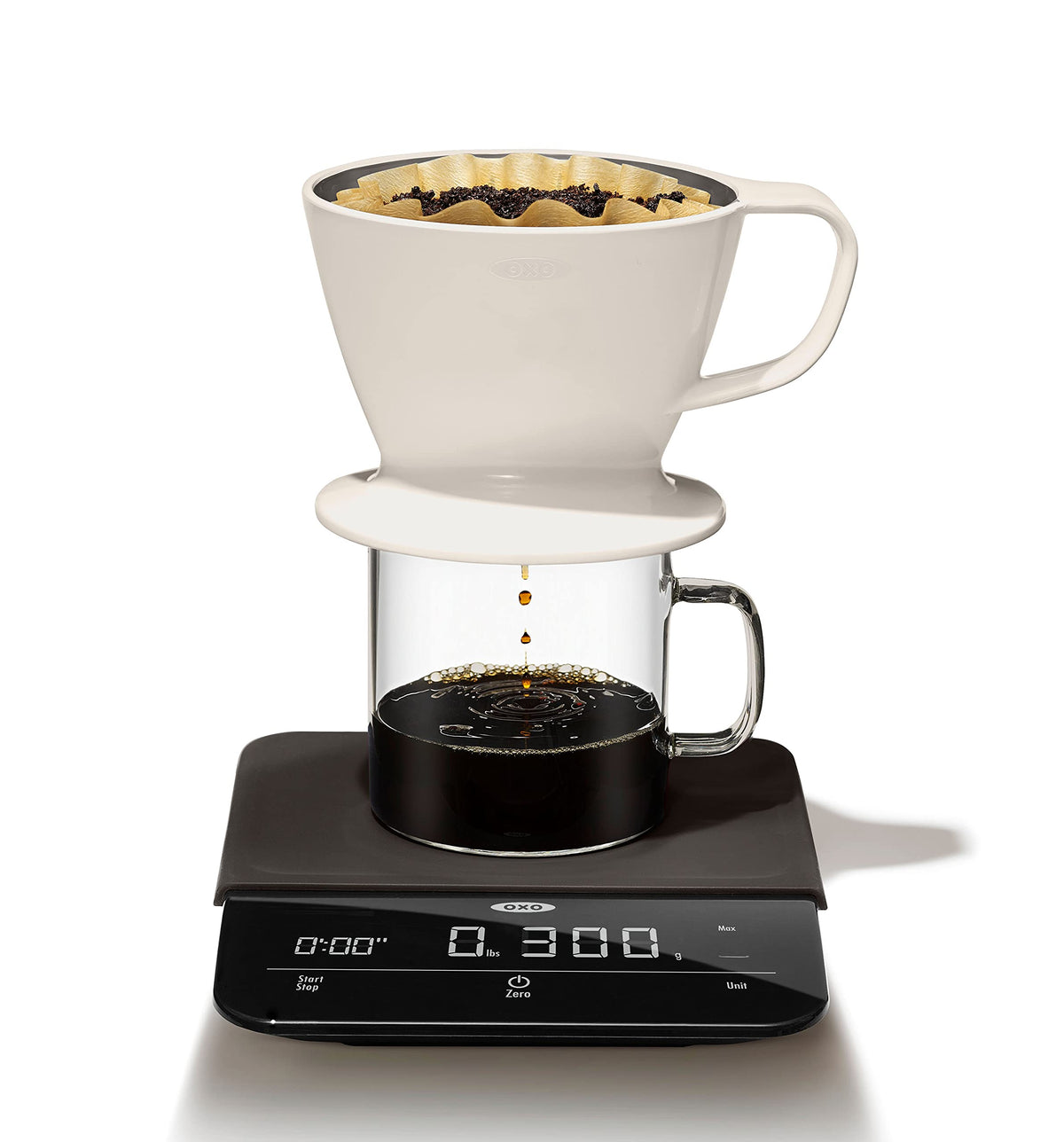 OXO BREW 6 Lb. Precision Coffee Scale with Timer, Black