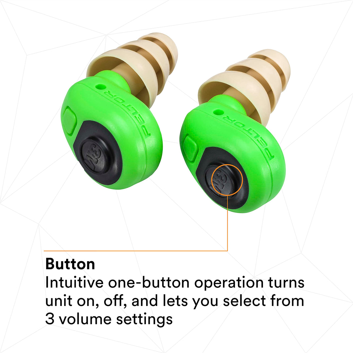 3M PELTOR EEP-100 Ear Plug Kit, Rechargeable, Noise Reduction, Construction, Manufacturing, Maintenance