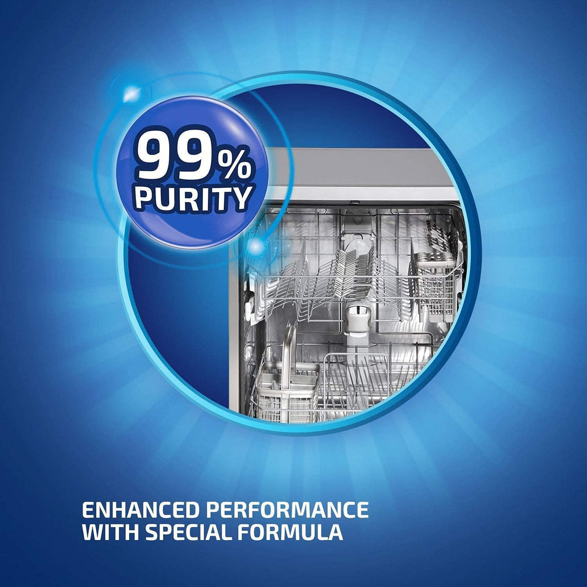 Finish Powerball Classic Dishwasher Tablets 100-Pack for Powerful Clean
