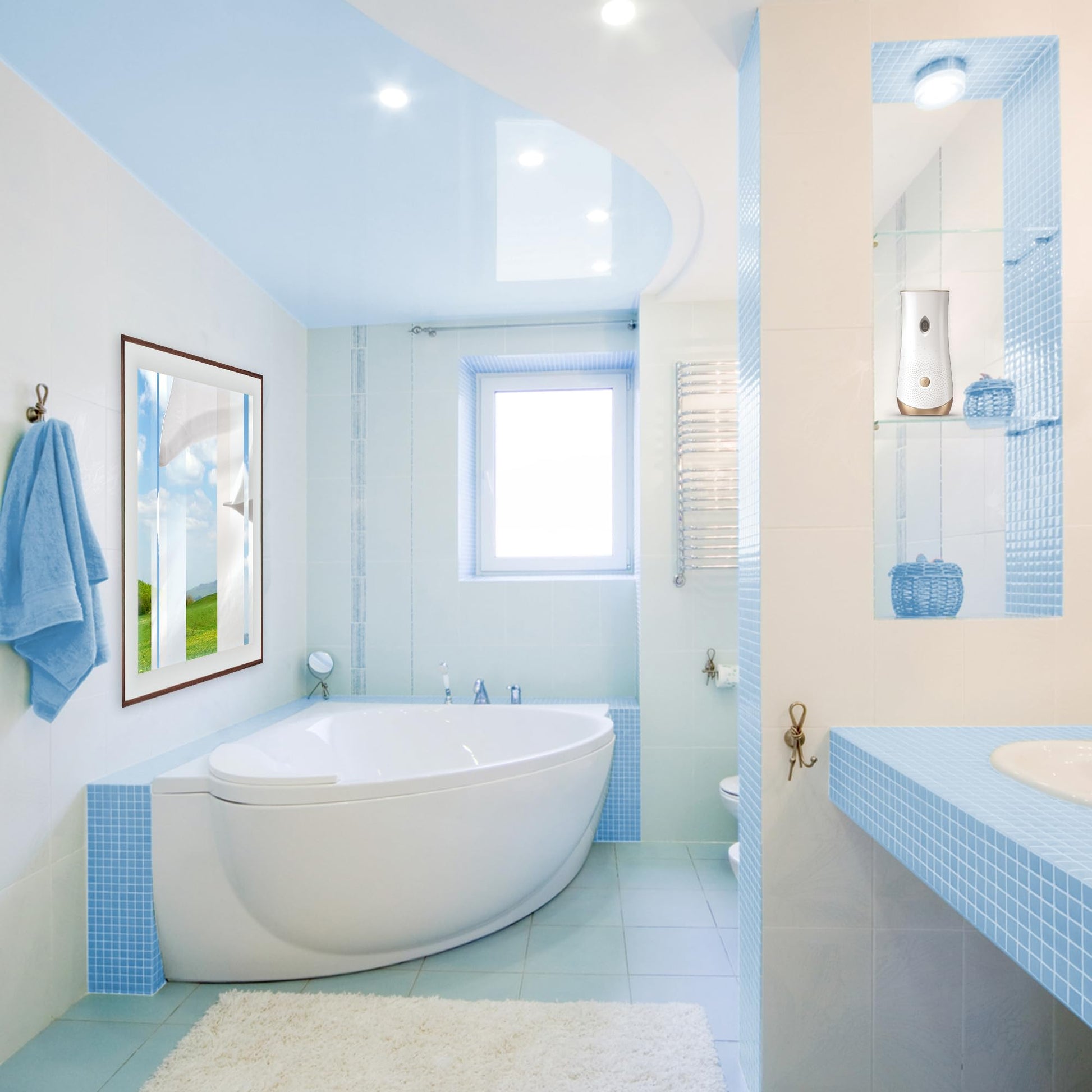 Glade Automatic Spray Refill, Air Freshener for Home and Bathroom, Clean Linen, 6.2 Oz