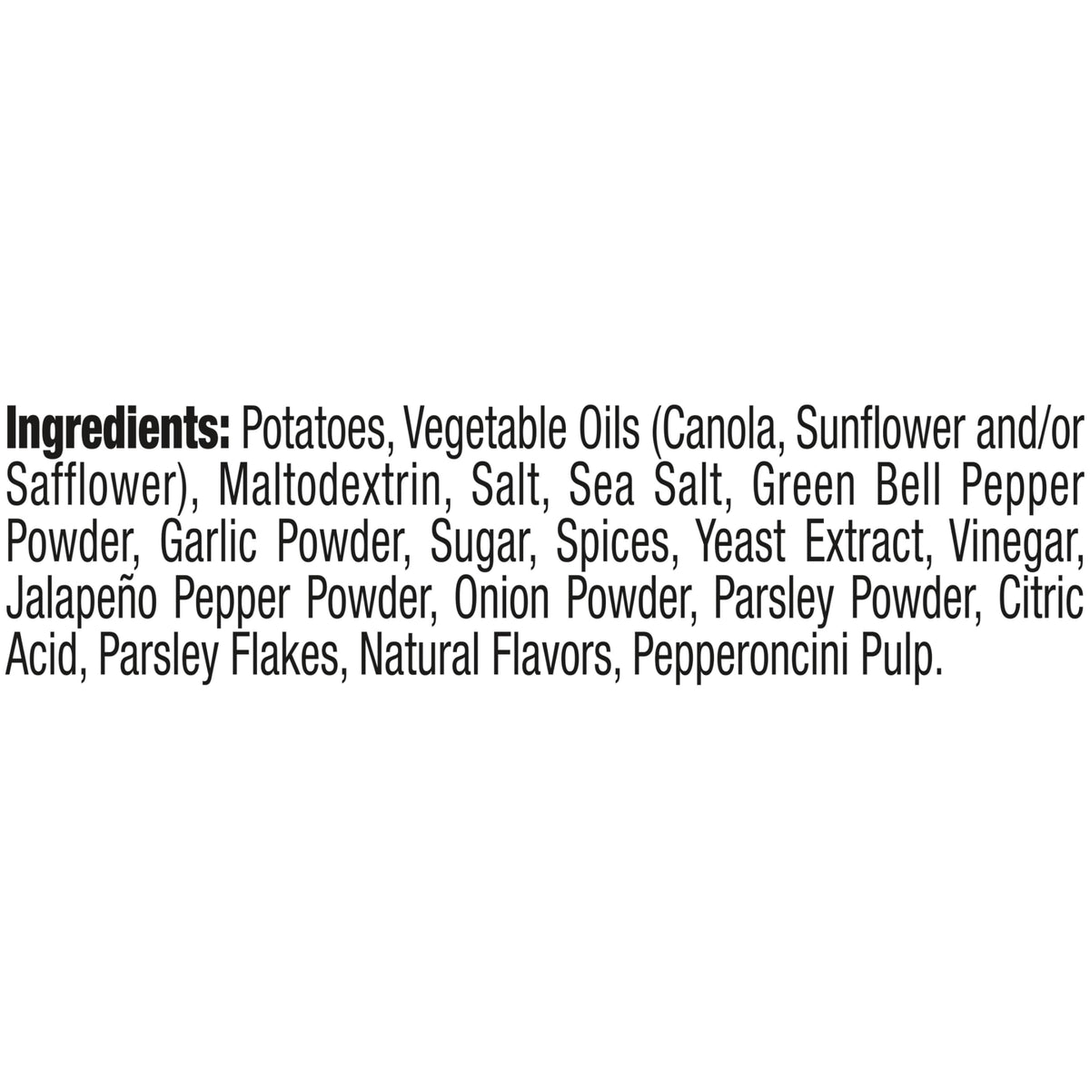 Kettle Brand Potato Chips, Pepperoncini Kettle Chips, 7.5 Oz (Pack of 12)