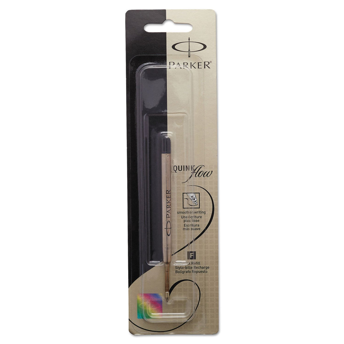 Parker 1950367 Refill for Ballpoint Pens, Fine, Black Ink