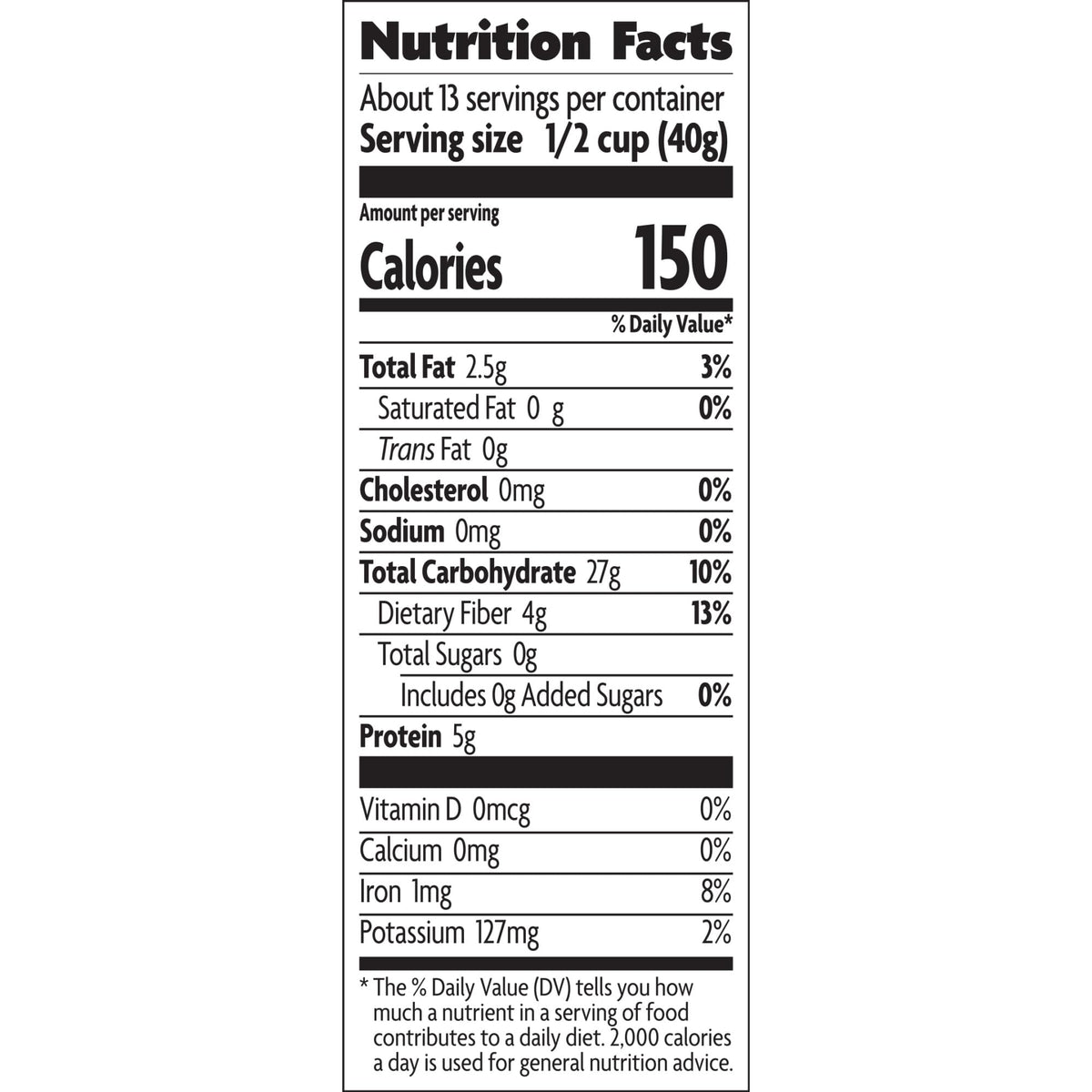 Nature's Path Organic Old Fashioned Oats Instant Oatmeal, 18 oz (Pack of 1), Non-GMO