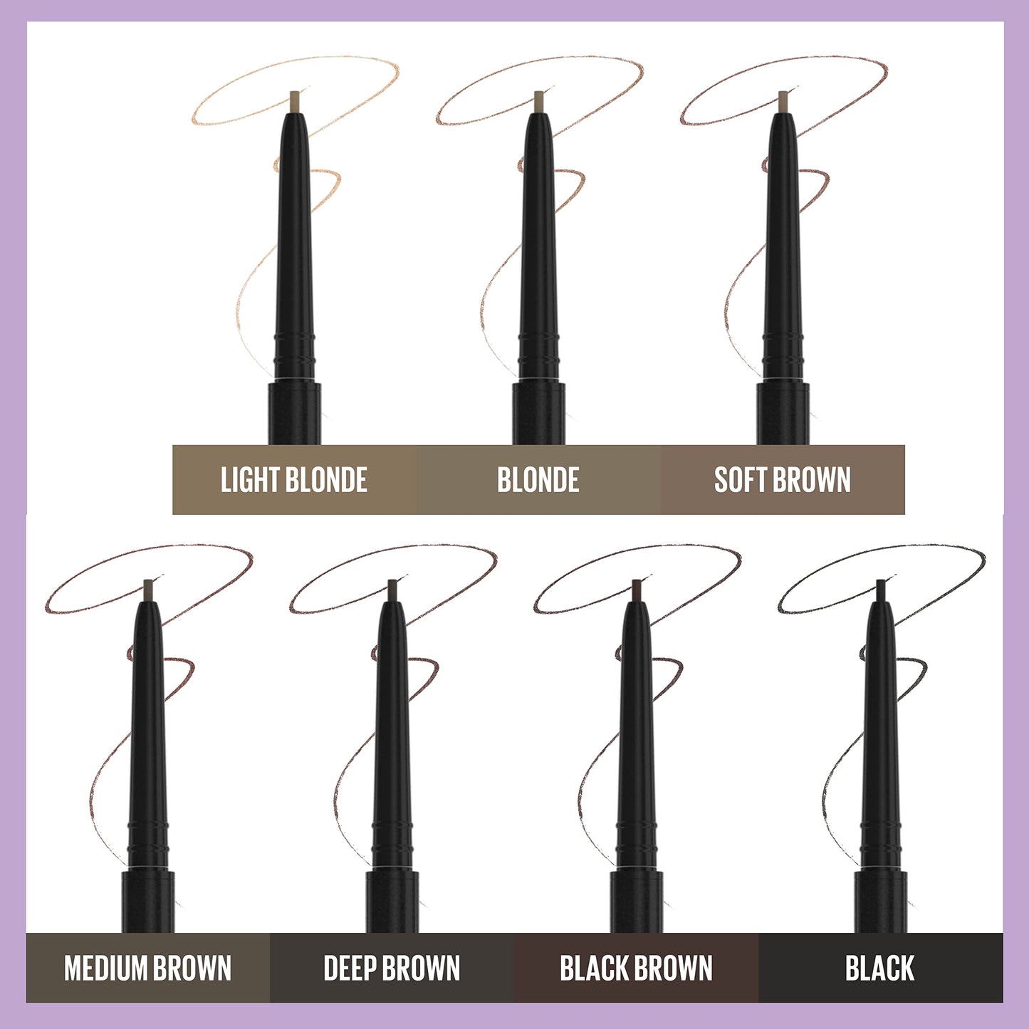 Maybelline Brow Ultra Slim Defining Eyebrow Makeup Mechanical Pencil With 1.55 MM Tip And Blending Spoolie For Precisely Defined Eyebrows, Light Blonde, 0.003 oz.