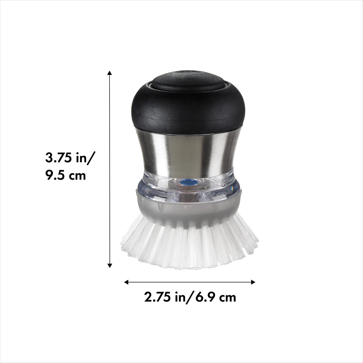 OXO SteeL Soap Dispensing Palm Brush