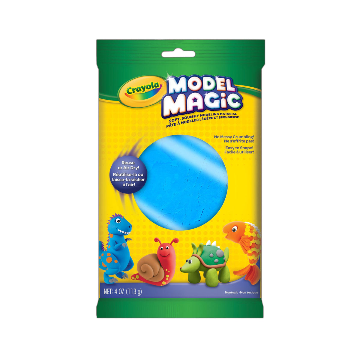 Crayola Model Magic Modeling Compound, Blue, 4 oz. Pouch