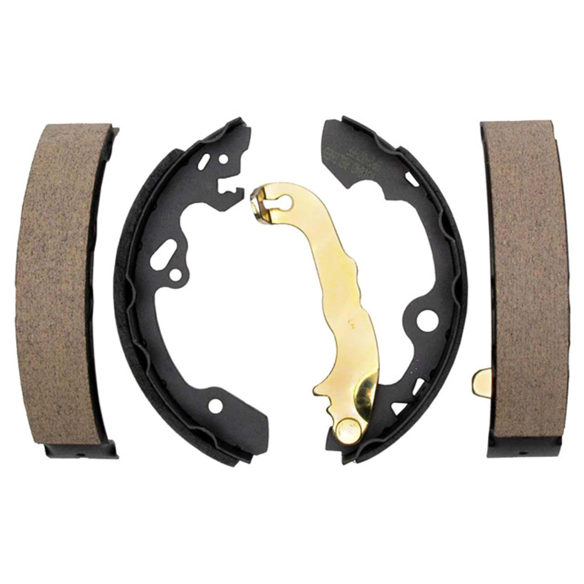 ACDelco Gold 17747B Bonded Rear Drum Brake Shoe Set