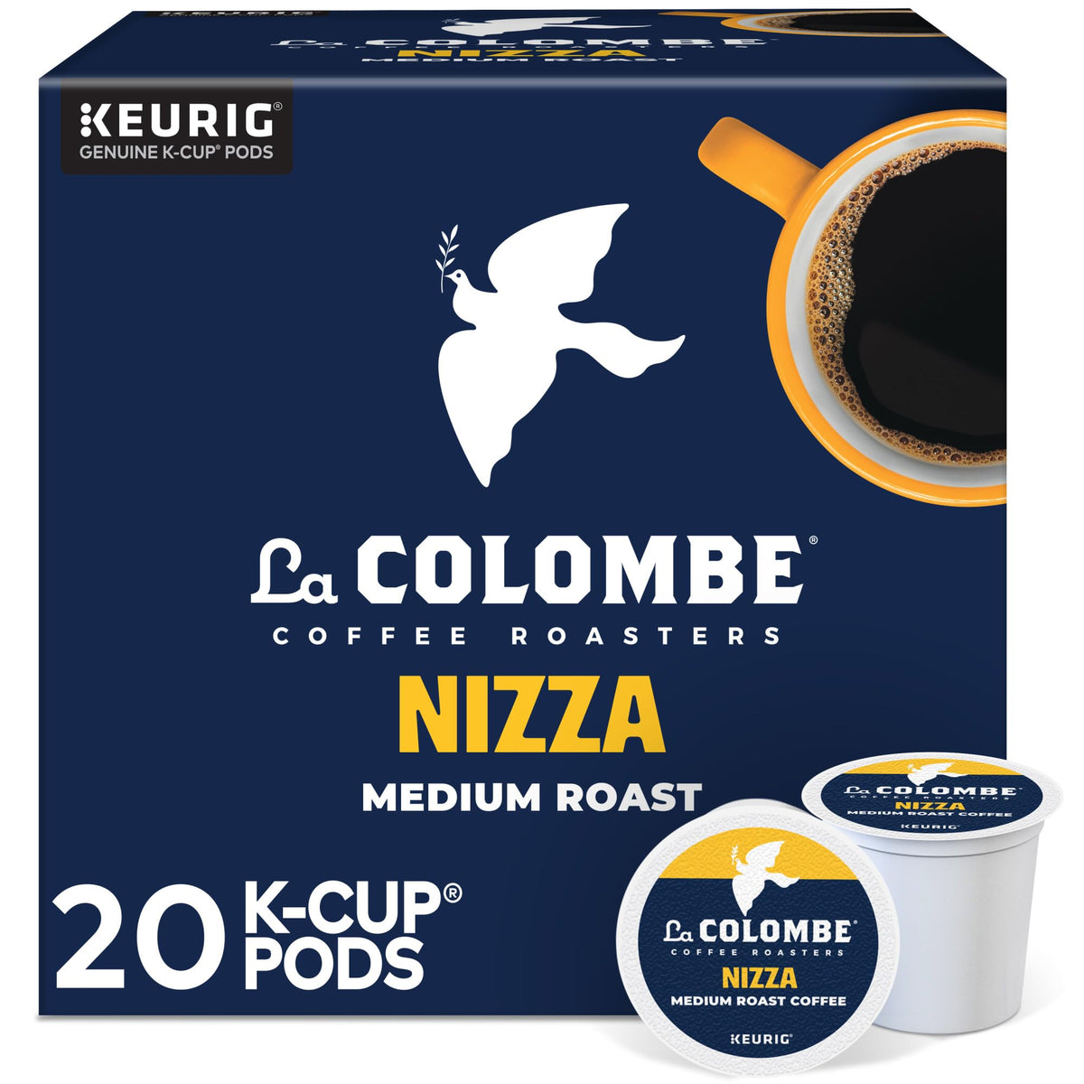 La Colombe® Coffee Roasters Nizza Medium Roast Coffee, Single Serve Keurig® K-Cup® Pods, 20 Count Box