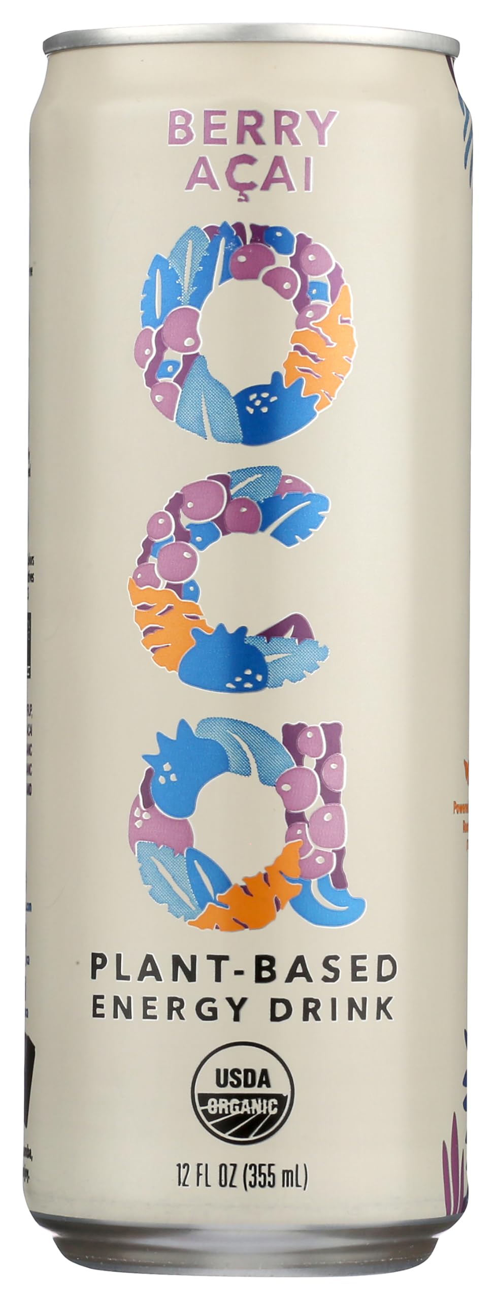 Oca Organic Berry Acai Energy Drink, 12 Fz