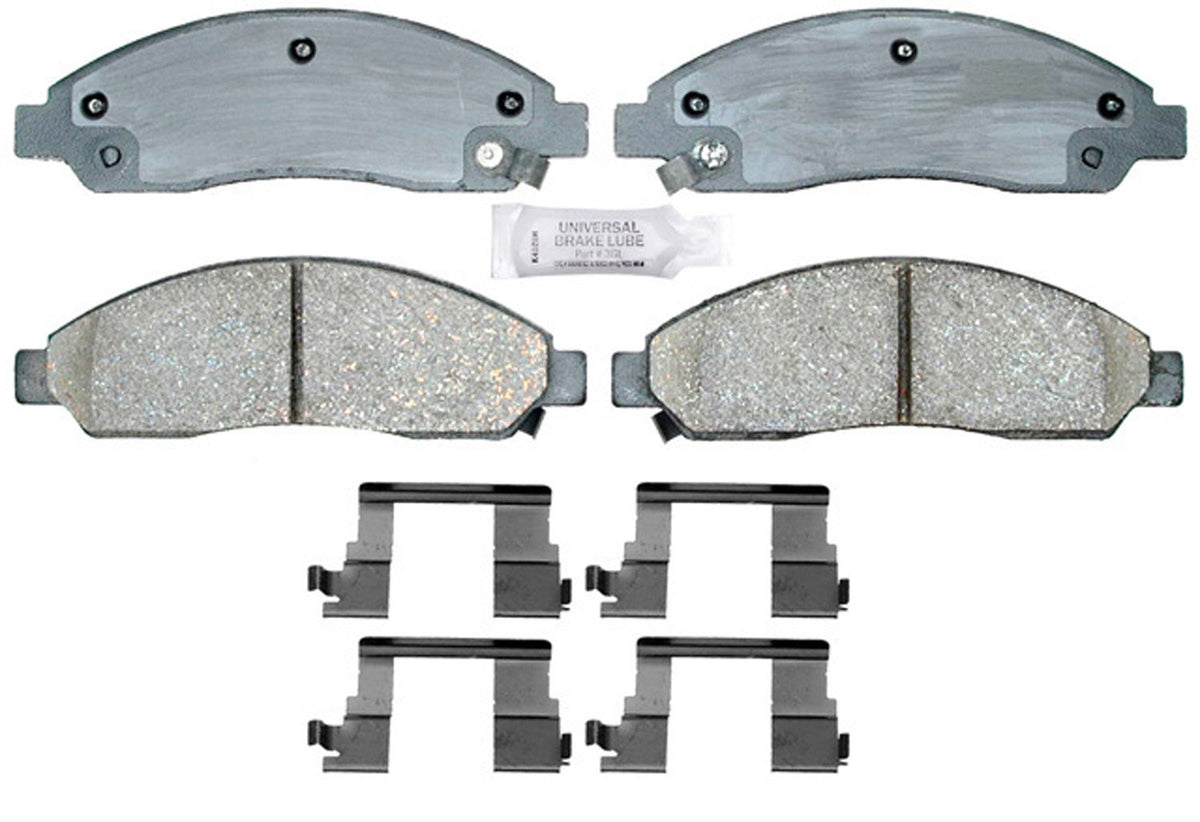ACDelco Gold 17D1039CH Ceramic Front Disc Brake Pad Set
