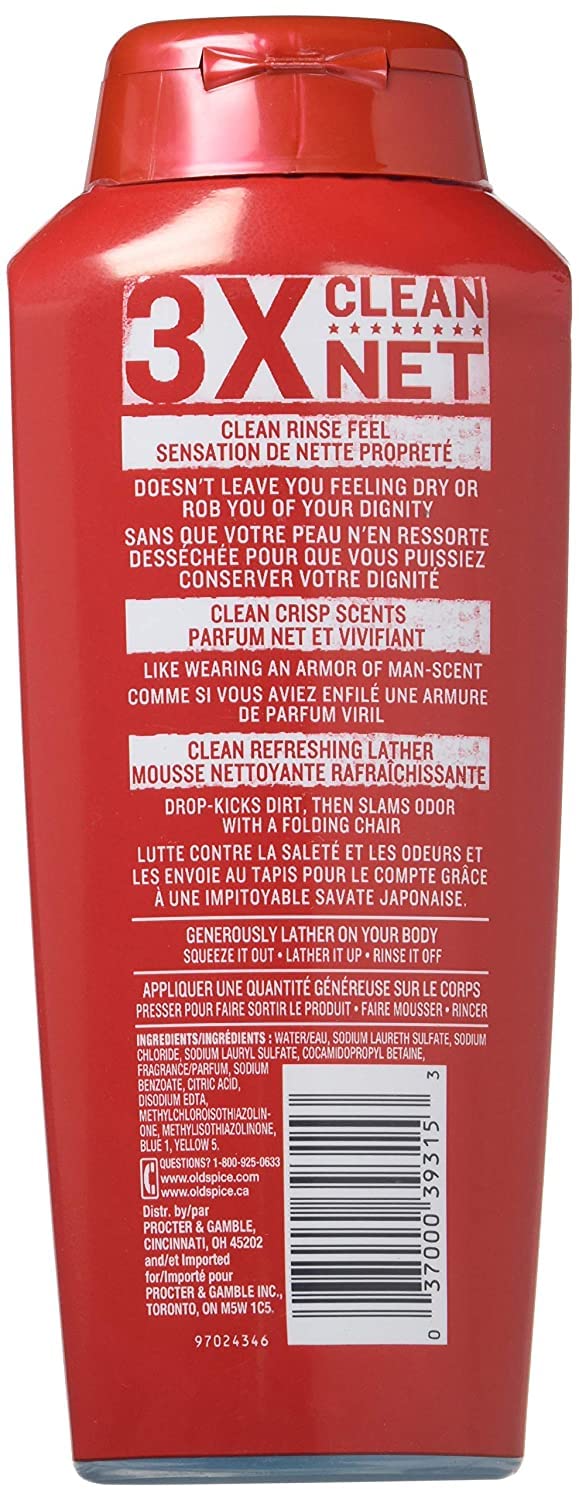 Old Spice Old Spice High Endurance Body Wash Fresh, Fresh 18 oz (Pack of 4)