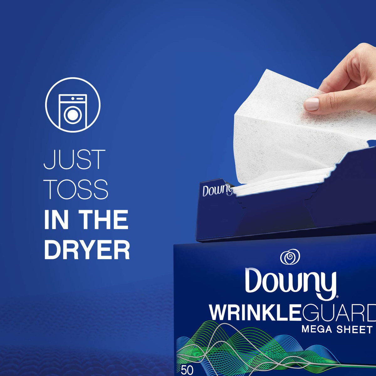 Downy Wrinkleguard Dryer Sheets, Fresh, 60Count
