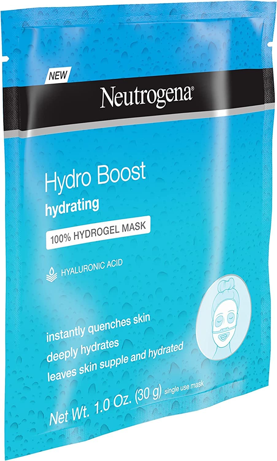 Neutrogena Hydro Boost and Hydrating Hydrogel Mask, 1 Ounce Each (10)