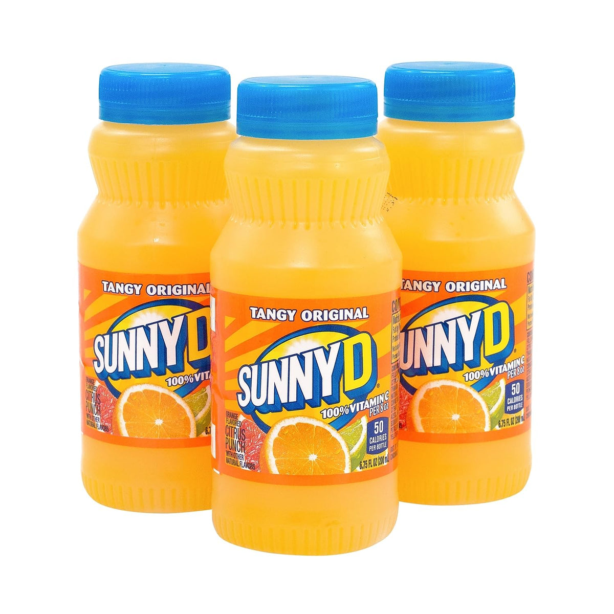 Sunny Delight Tangy Original Orange Flavored Citrus Punch, 6.75 oz., 24/Pack (01286)