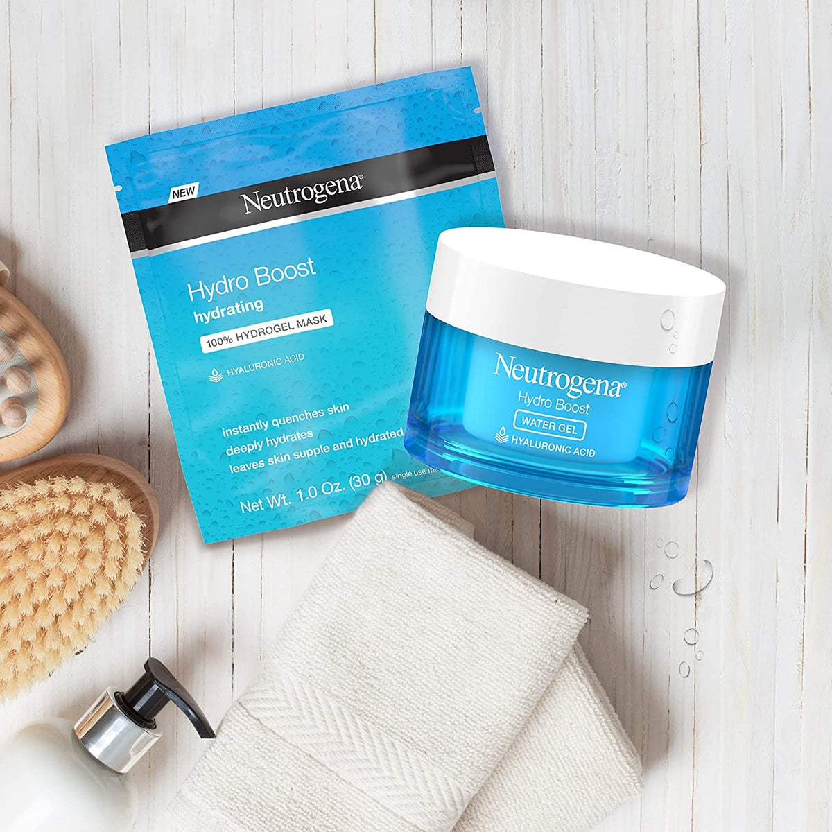 Neutrogena Hydro Boost and Hydrating Hydrogel Mask, 1 Ounce Each (10)