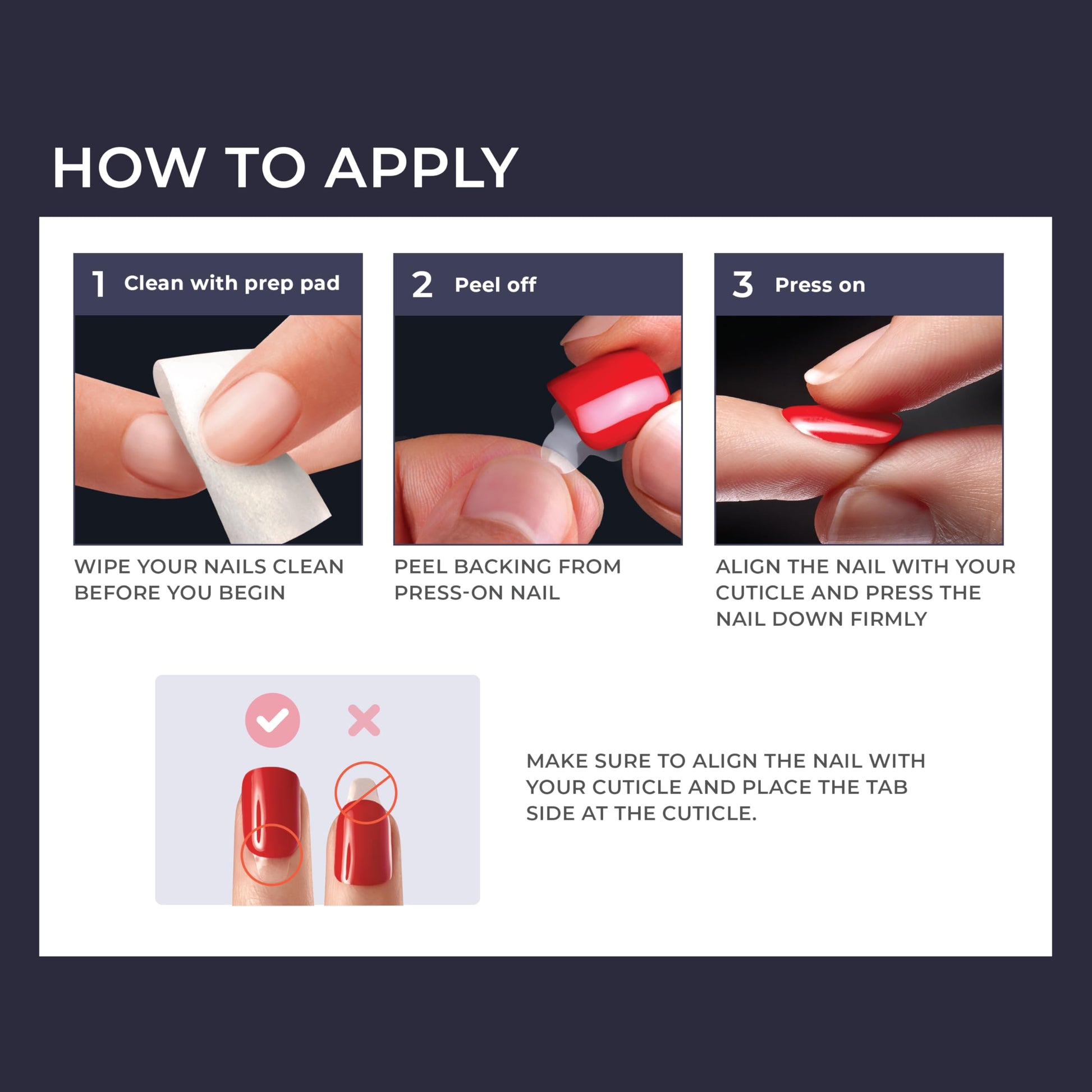 KISS imPRESS No Glue Mani Press On Nails, Design, 'My Worth', White, Short Size, Squoval Shape, Includes 30 Nails, Prep Pad, Instructions Sheet, 1 Manicure Stick, 1 Mini File