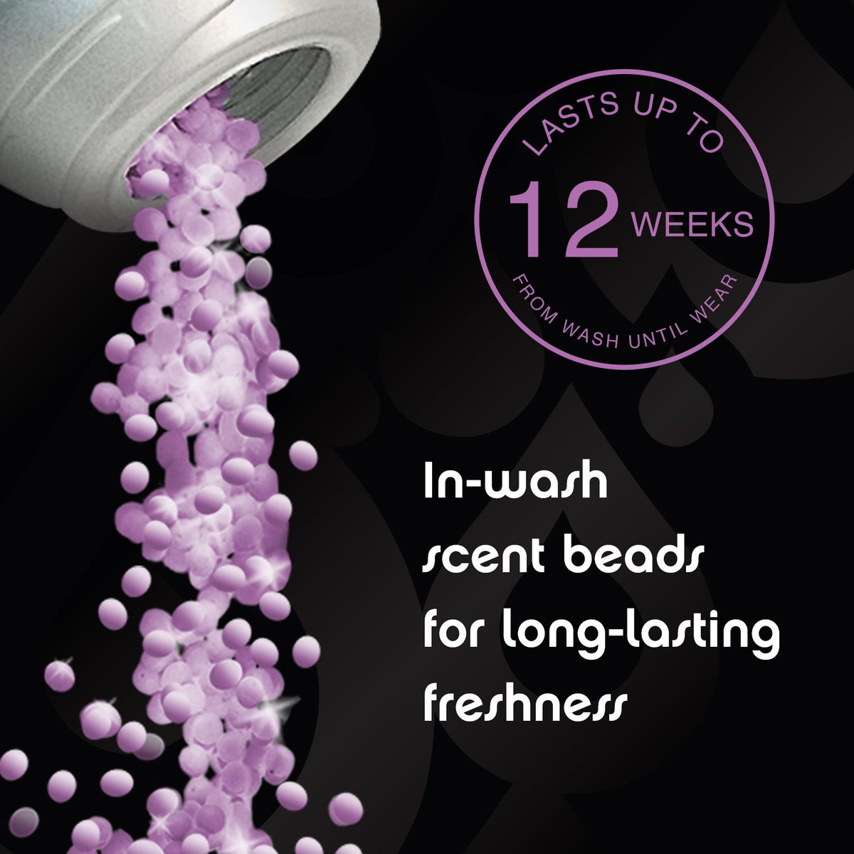 Downy Unstopables Laundry Scent Booster Beads for Washer, Lush, 10 oz (Pack of 4)