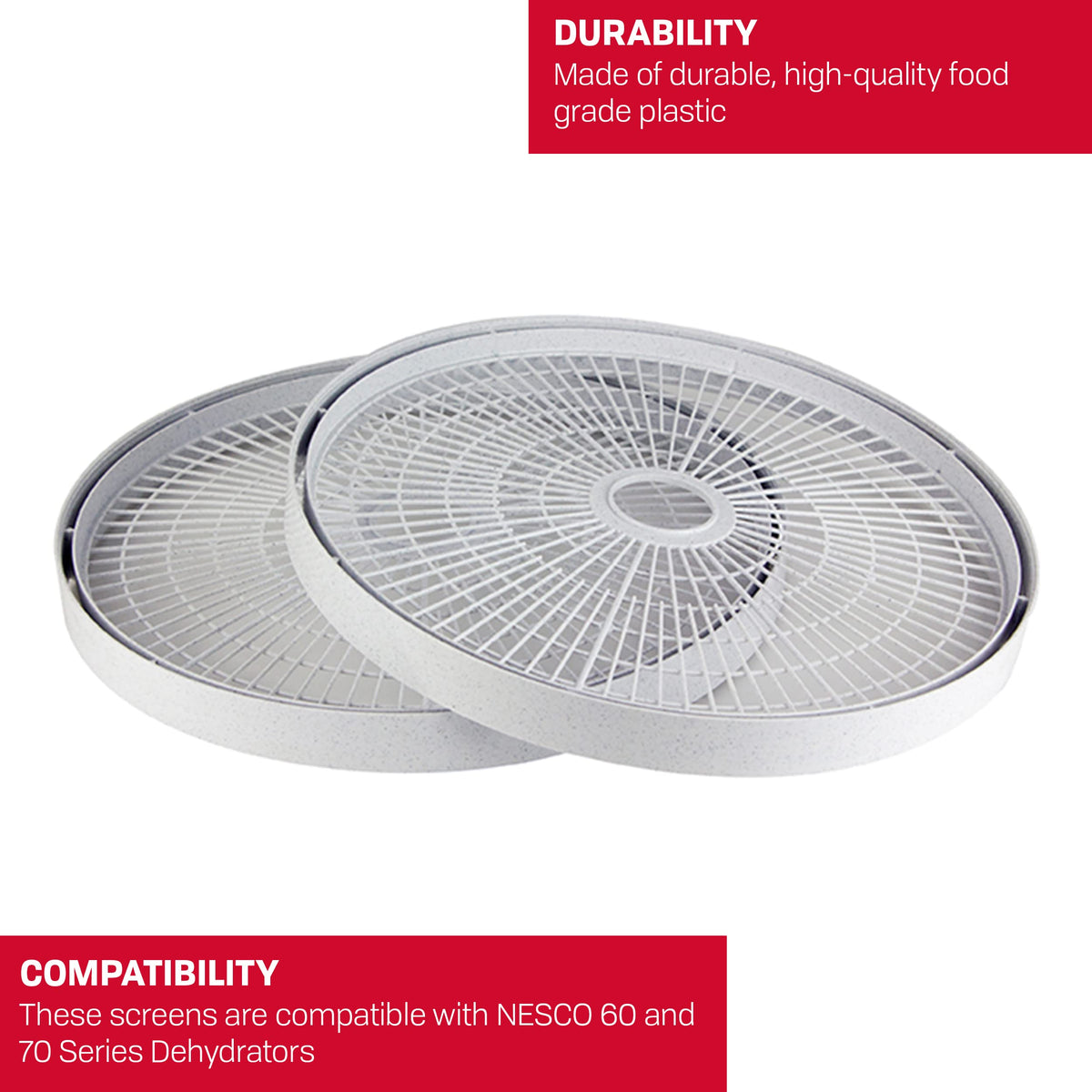 NESCO LT-2SG Plastic 13 1/2" Add-A-Trays, accessory, Gray