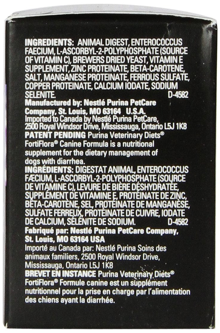 Purina Fortiflora Canine Nutritional Supplement Box (3 Pack), 30gm/90 Count