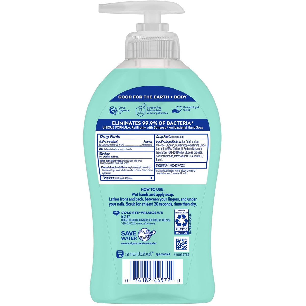 Softsoap Antibacterial Liquid Hand Soap Pump - 11.25 fl. oz. Bottle
