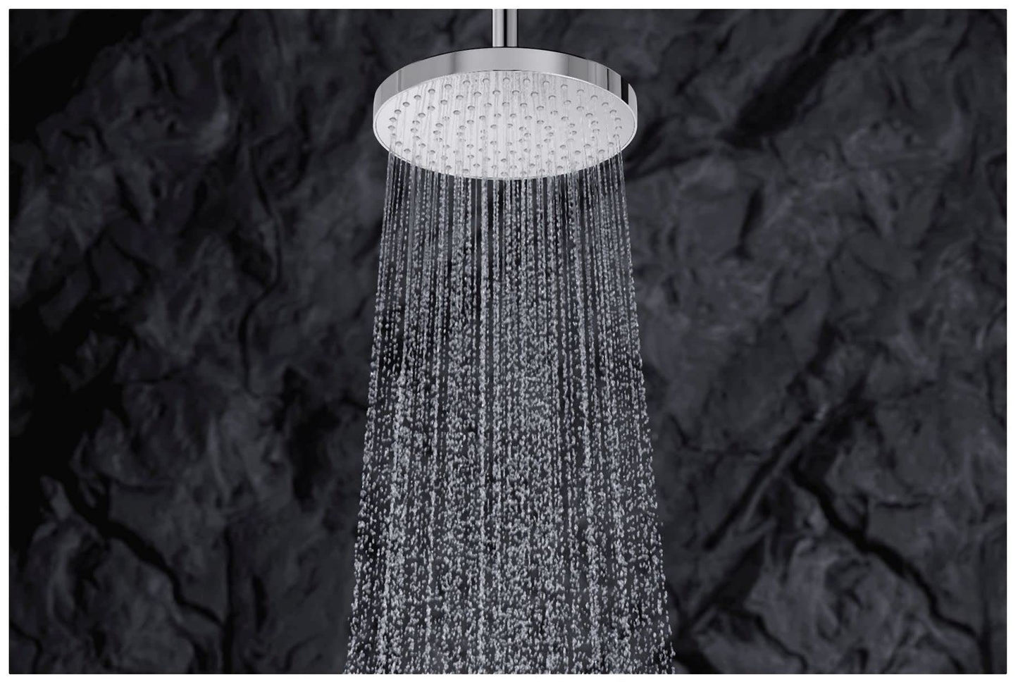 KOHLER 76464-G-BN Awaken 8 Inch Single-Function Rain SHOWERHEAD, 8" Fixed Round Rainfall SHOWERHEAD, 1.75 GPM, Vibrant Brushed Nickel