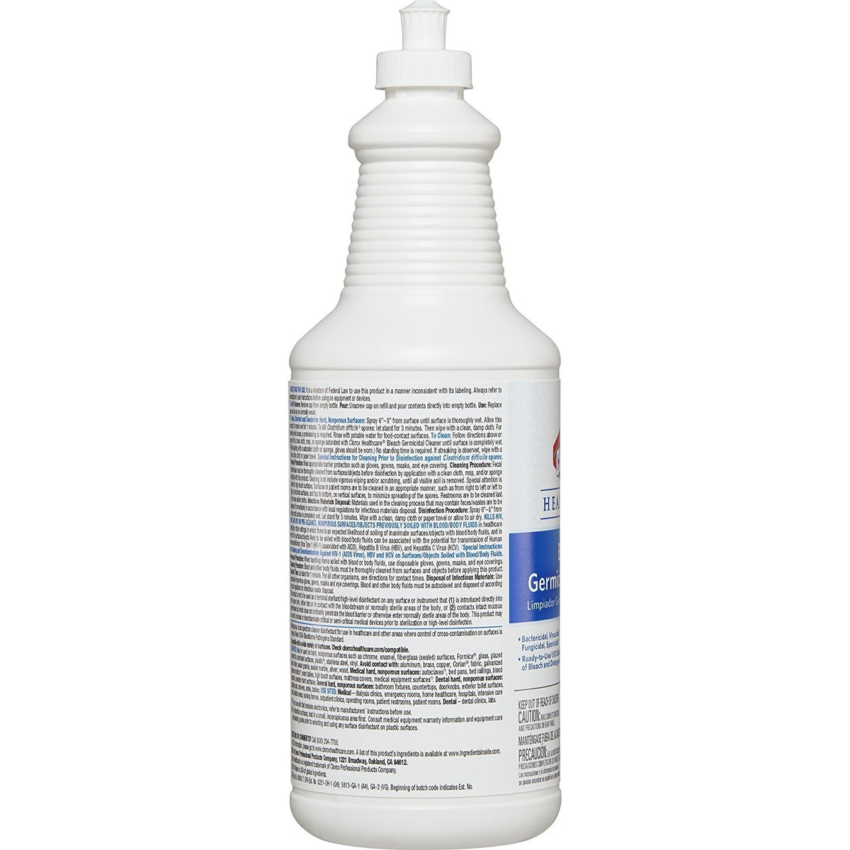 Bleach+Germicidal+Cleaner%2c+32+oz+Pull-Top+Bottle