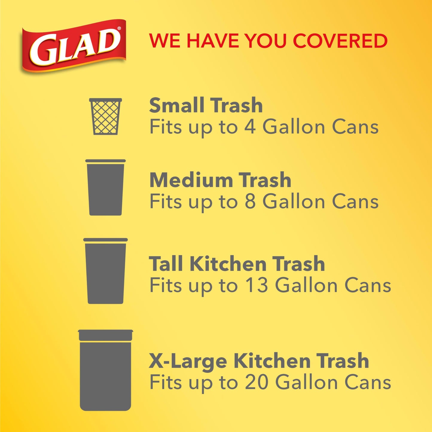 Glad Small Trash Bags 4 Gallon, Febreze Cherry Blossom Garbage Bags, Odor Resistant with Drawstring, 80 Count