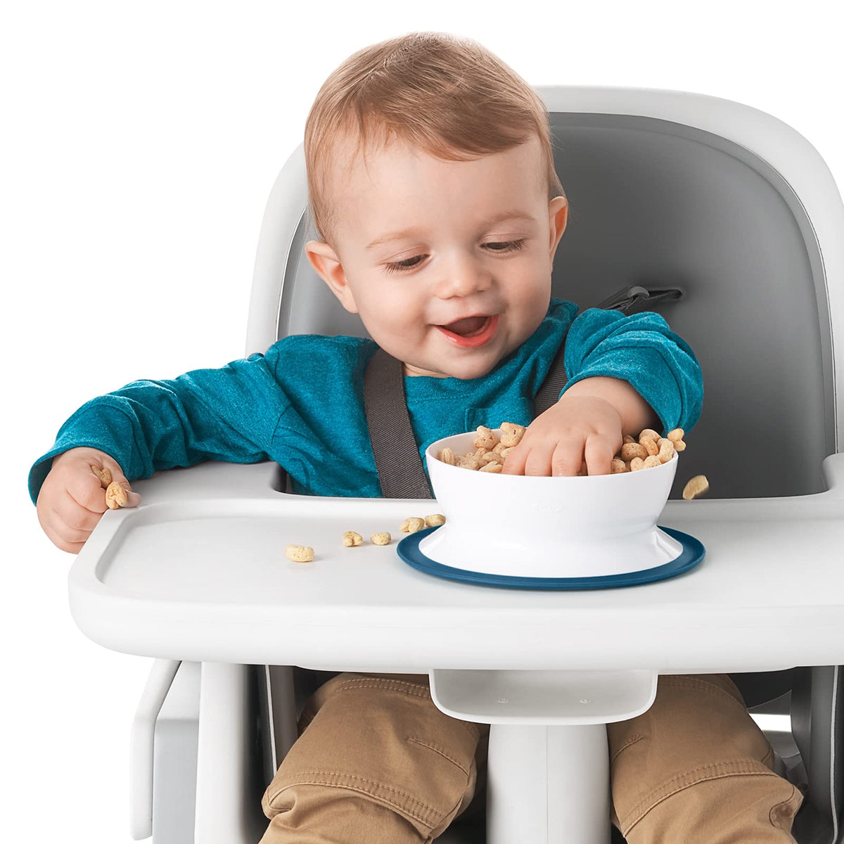 OXO Tot Stick & Stay Suction Bowl - Navy