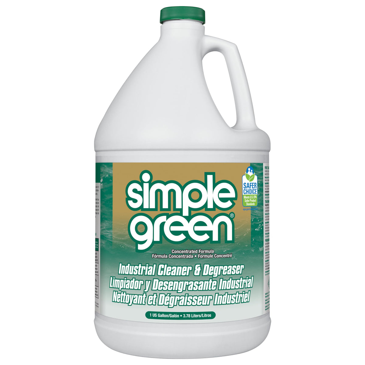 SIMPLE GREEN ndustrial Cleaner and Degreaser, 1 US GALLON