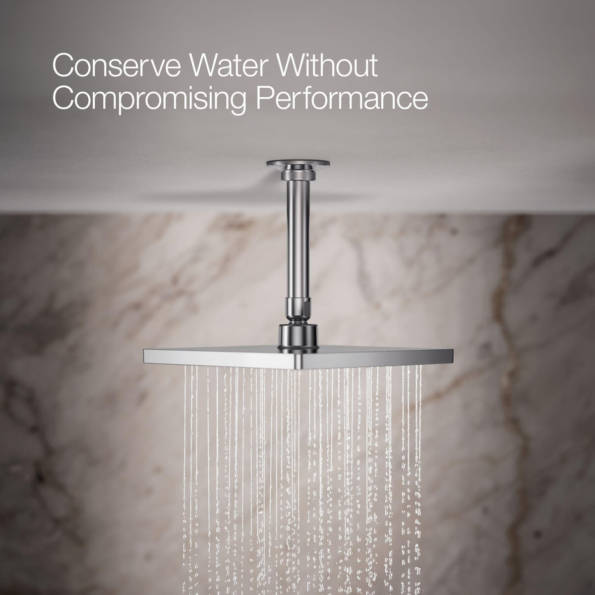 Kohler 26148-G-CP Honesty® 8" single-function rainhead, 1.75 gpm, Polished Chrome