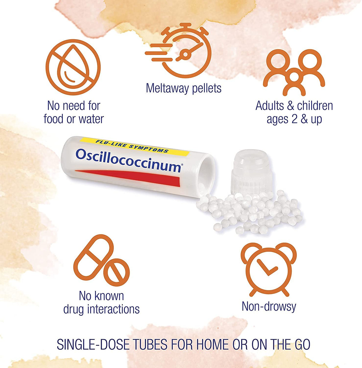 Boiron - Oscillococcinum Quick-Dissolving Pellets for Flu-Like Symptoms - 6 Dose(s)