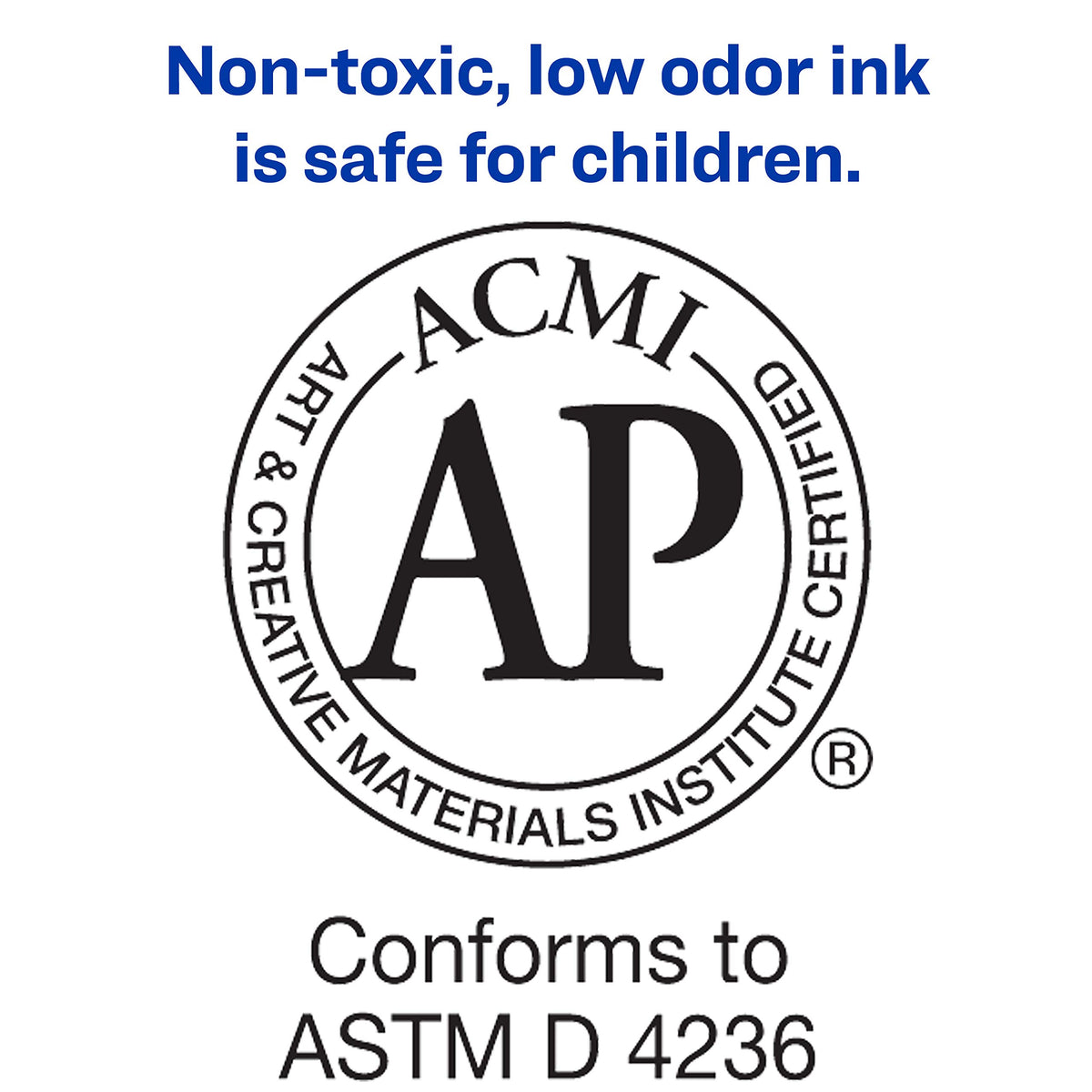 AVERY Carter's Permanent Markers, Chisel Tip, Large Desk-Style Size, 12 Black Markers (27178)