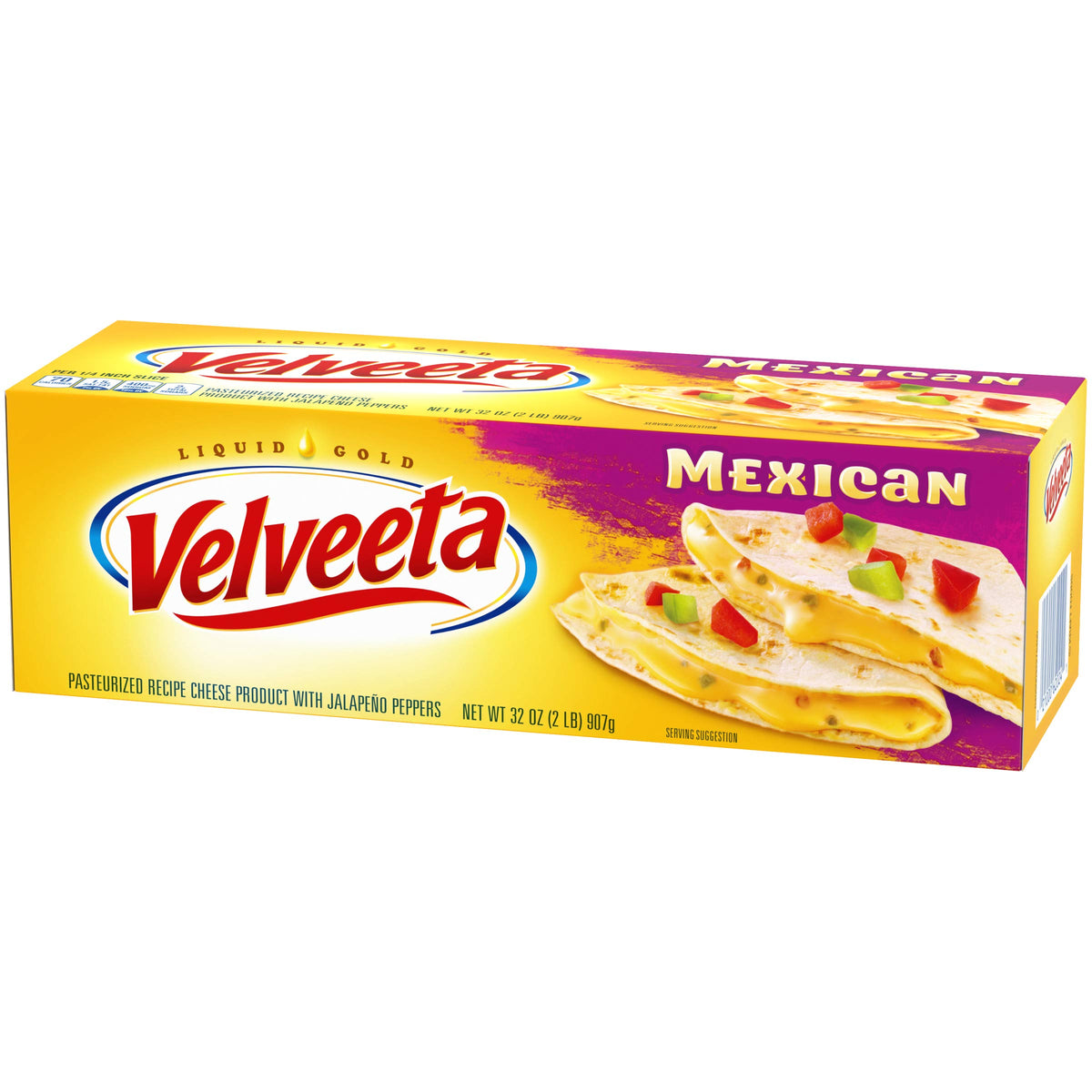 Velveeta Mexican Mild Pasteurized Cheese (32 oz Box)