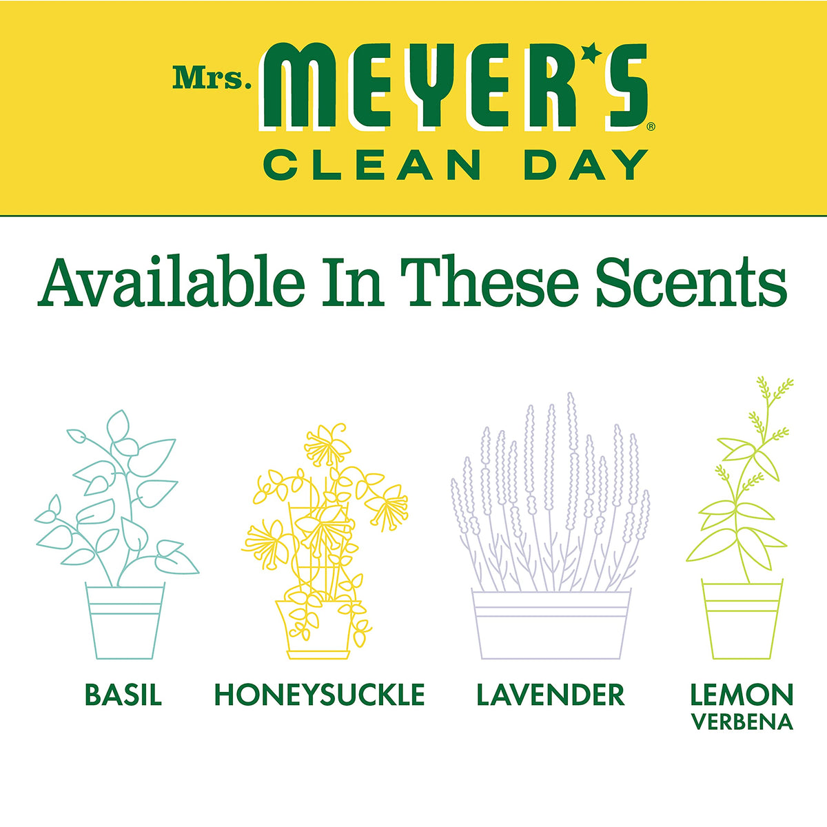 Mrs. Meyer's Hand Soap Variety, 1 Honey Suckle Refill, 1 Honey Suckle Hand Soap, 1 CT