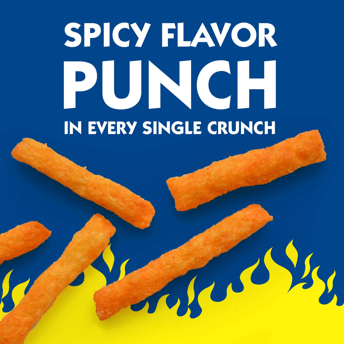 Andy Capp's Hot Fries, 0.85 oz, 72 Pack