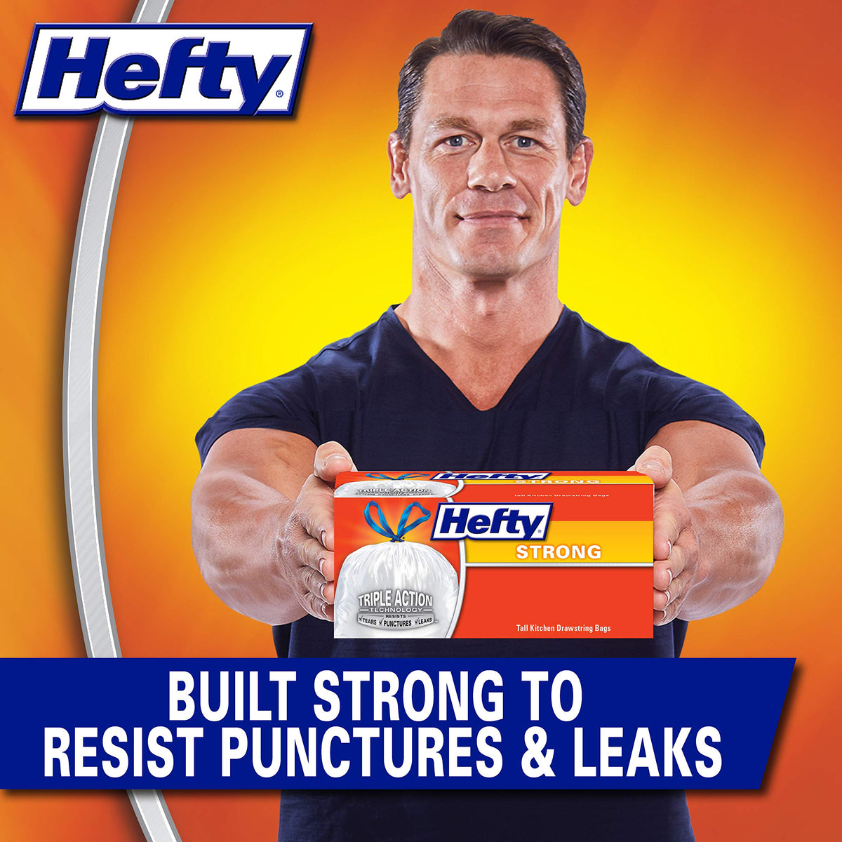 Hefty Strong Tall Kitchen Trash Bags, 90 Count