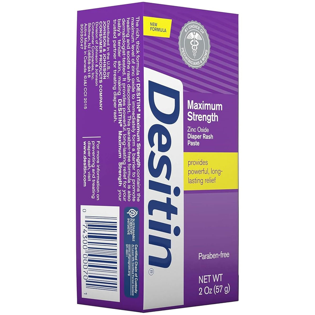 Desitin Diaper Rash Original Ointment 2 oz (5 Pack)