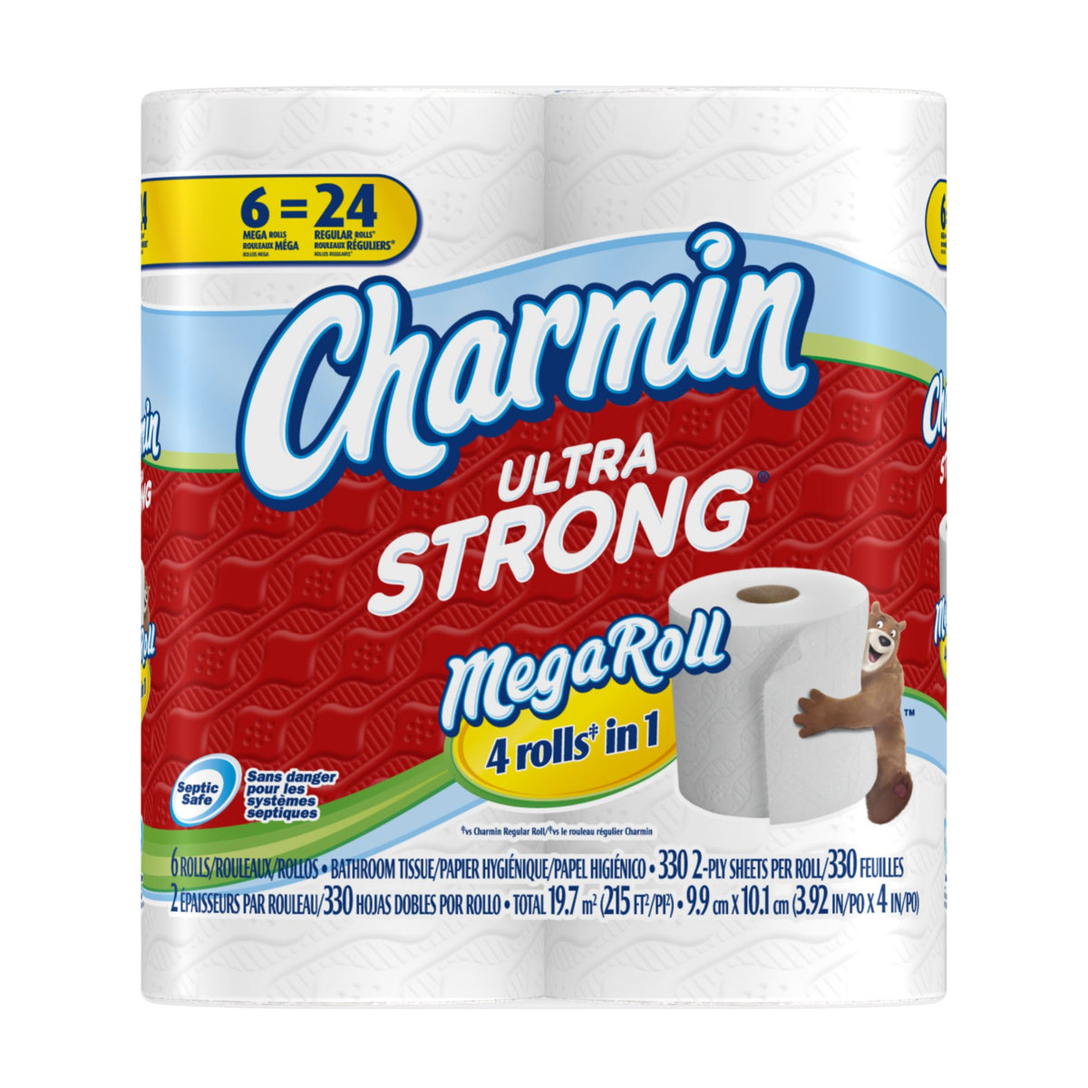 Charmin Ultra Strong Toilet Paper (3 Packs Of 6 Mega Rolls)