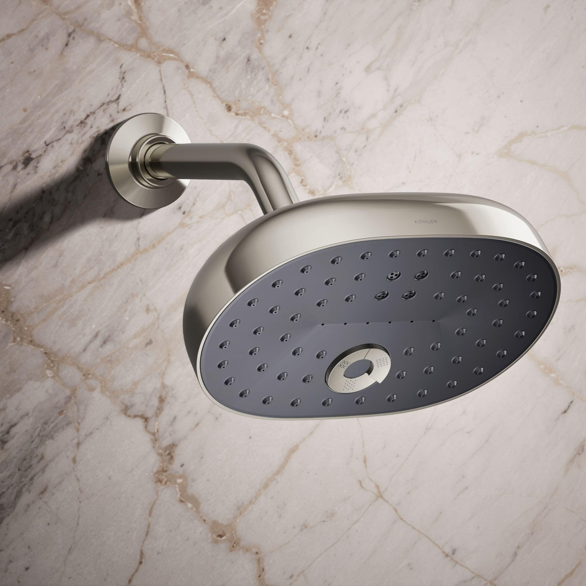 Kohler 26290-SN Statement® Three-function showerhead, 2.5 gpm, Vibrant Polished Nickel