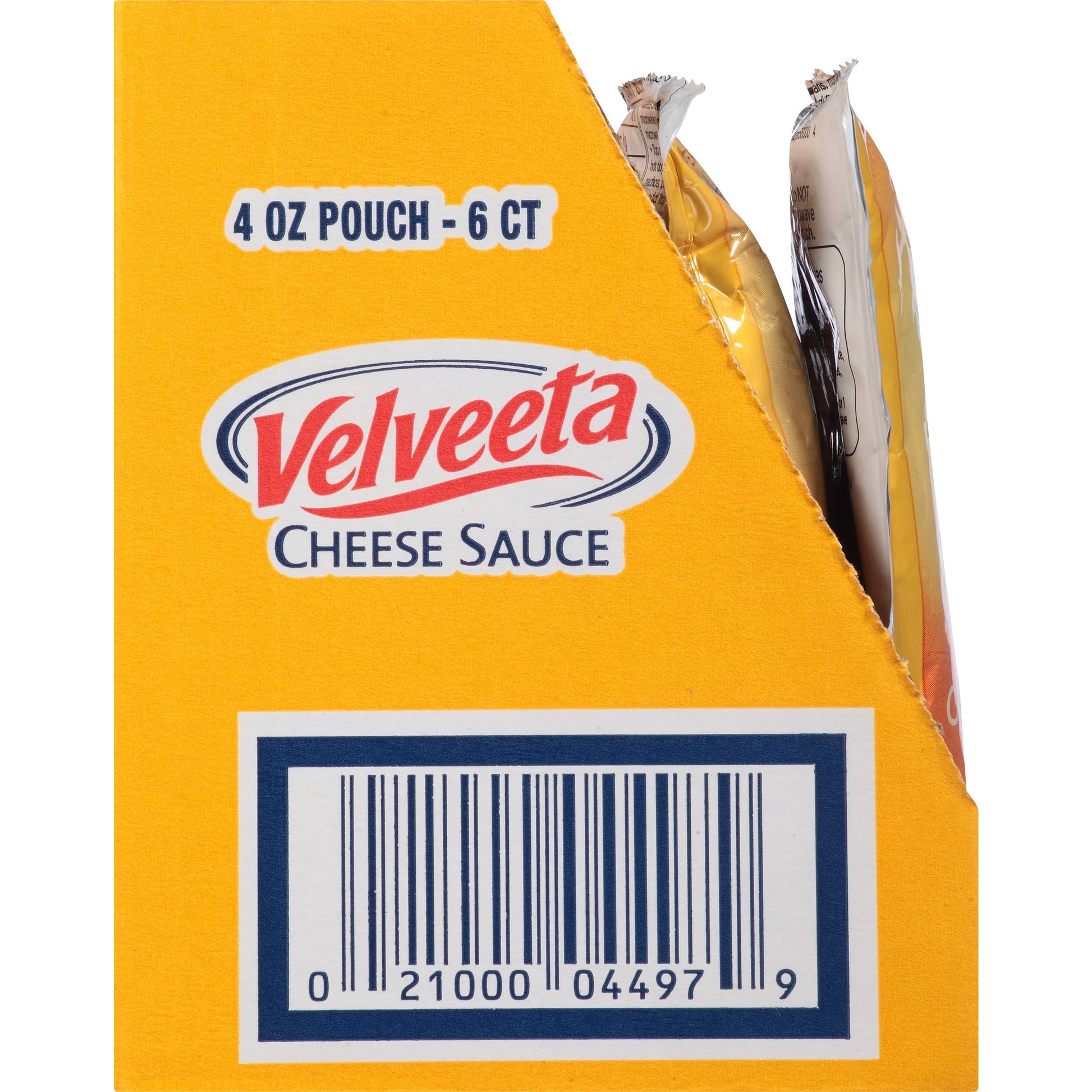 Velveeta Original Cheese Sauce Pouches, 24 ct Pack, 4 Boxes of 6 Pouches