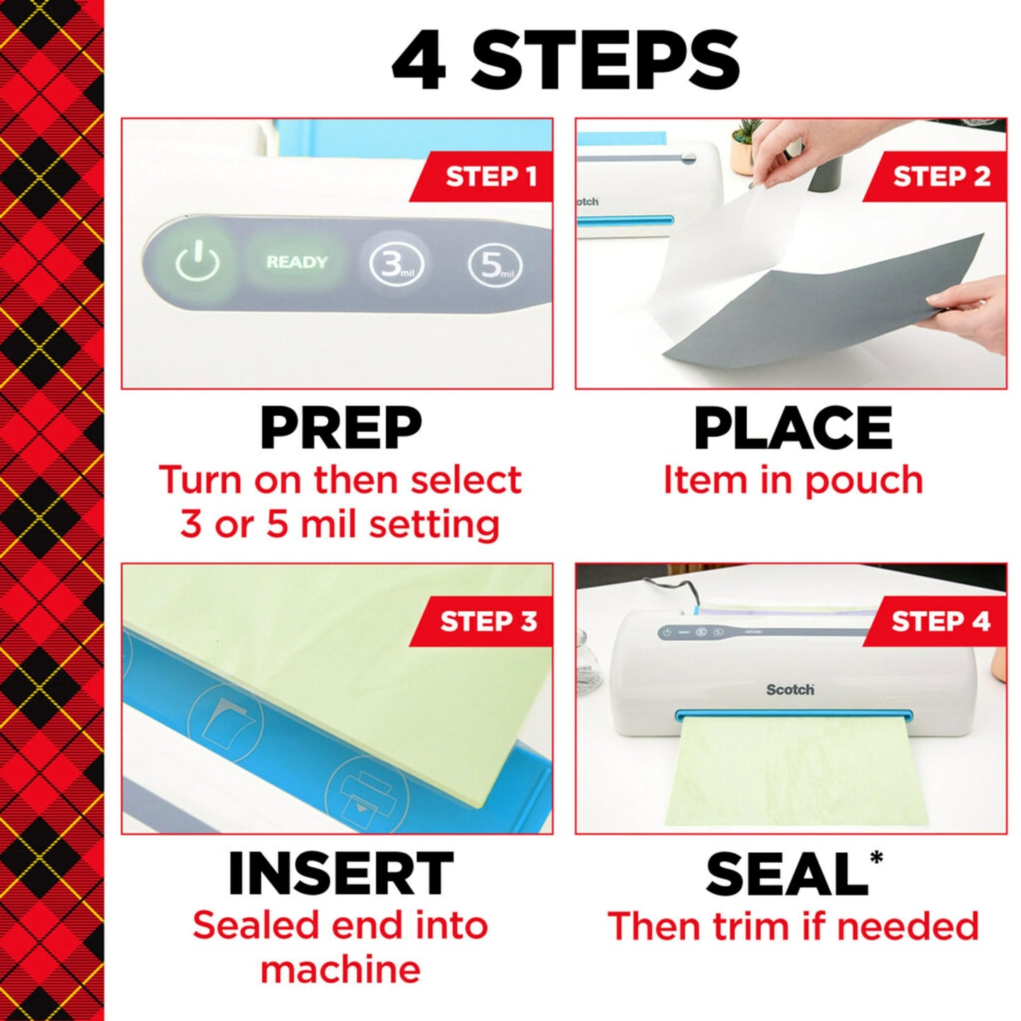 Scotch Thermal Laminating Pouches, Legal Size 11 x 17 Inches, 25 Pack Laminating Sheets, 3 Mil, Education Supplies & Craft Supplies, For Use With Thermal Laminators