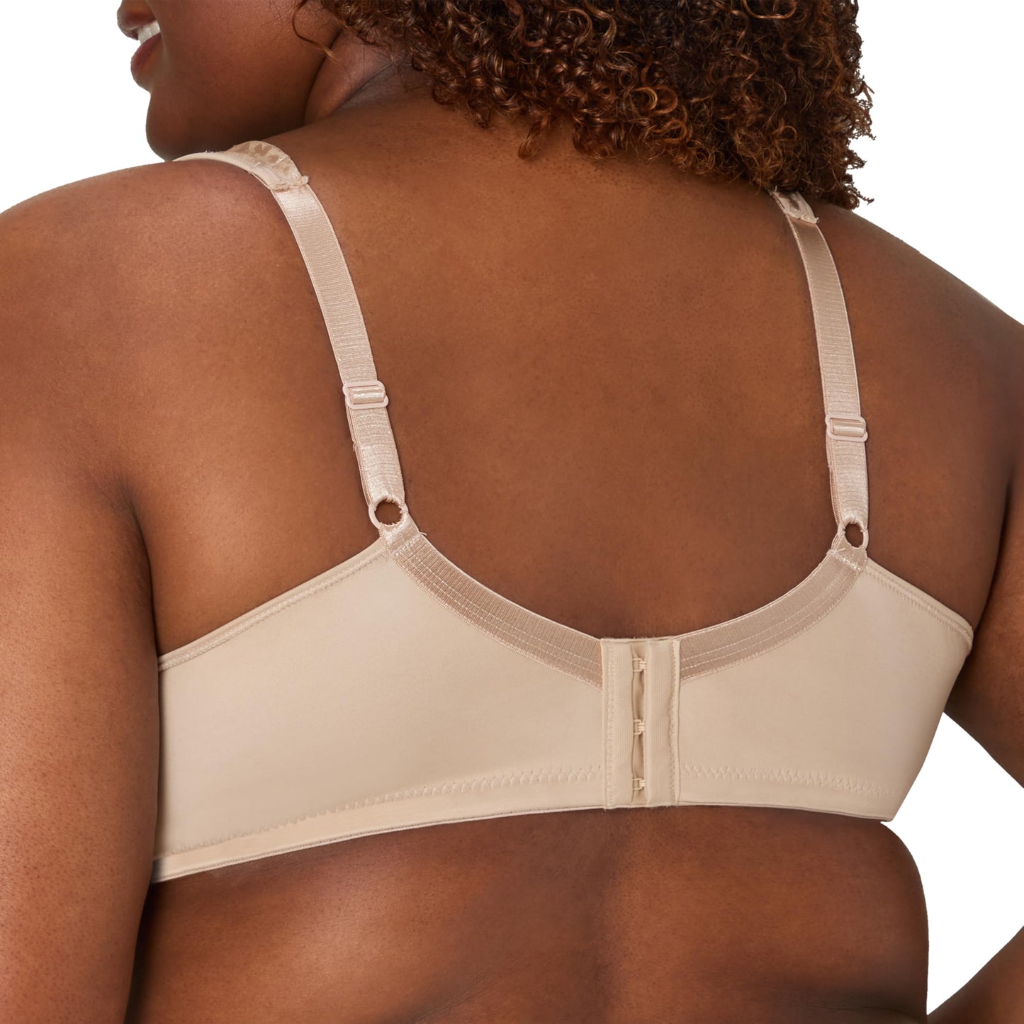 Playtex Women's Wireless, 18 Hour Plus-Size Bras Available, Ultimate Lift, Moisture-Wicking, Single or 2-Pack, Almond Animal, 38DDD