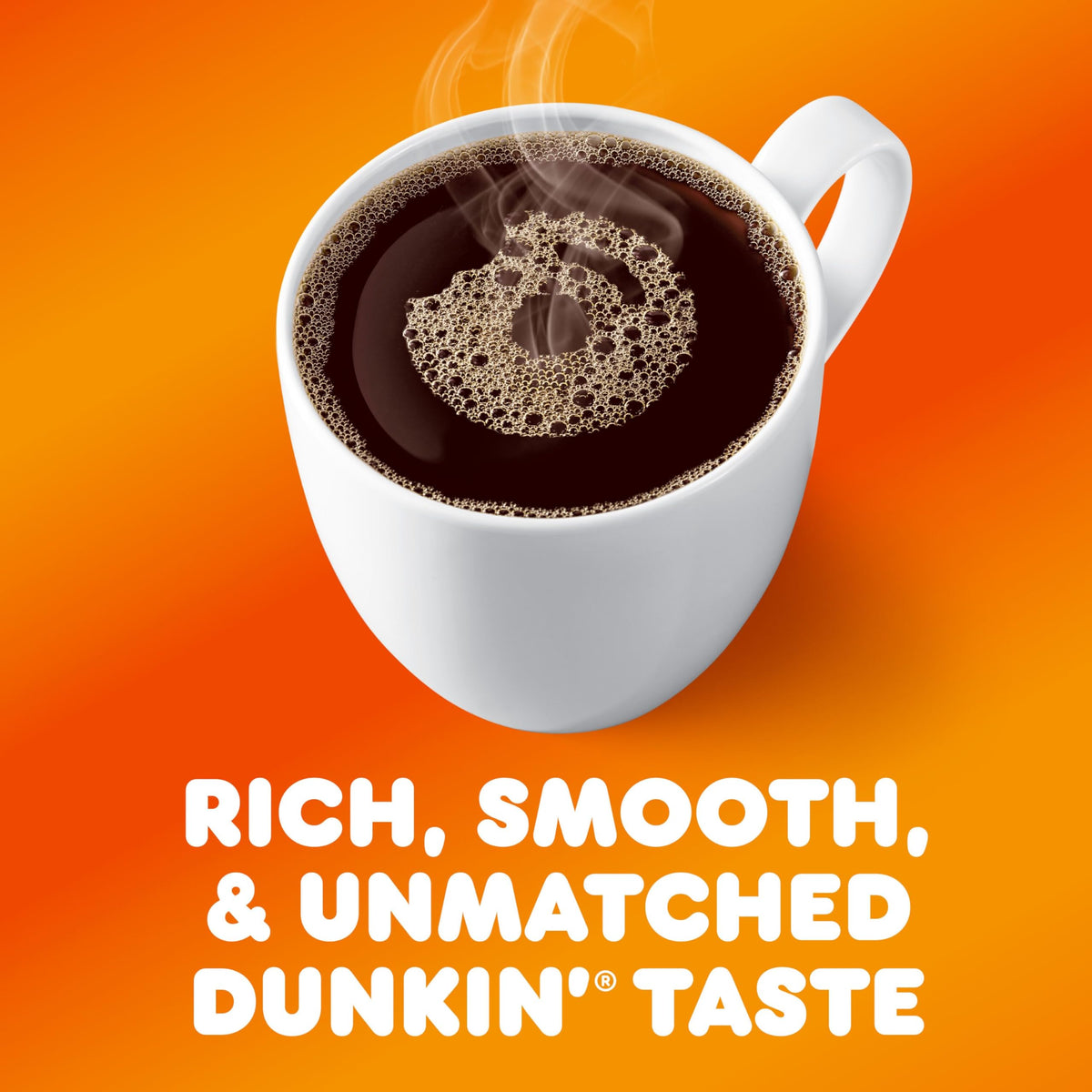 Dunkin' Decaf Medium Roast Decaffeinated Ground Coffee, 18 Ounce (Pack of 6)
