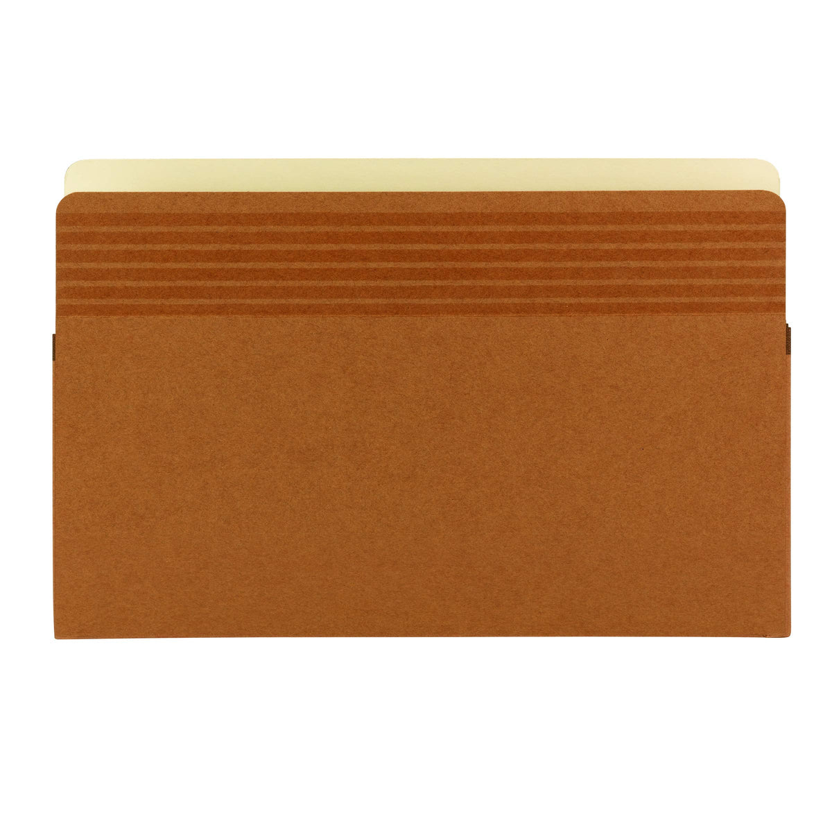 Smead Easy Grip® File Pocket, Straight-Cut Tab, 5-1/4" Expansion, Legal Size, Redrope, 10 per Box (73211)