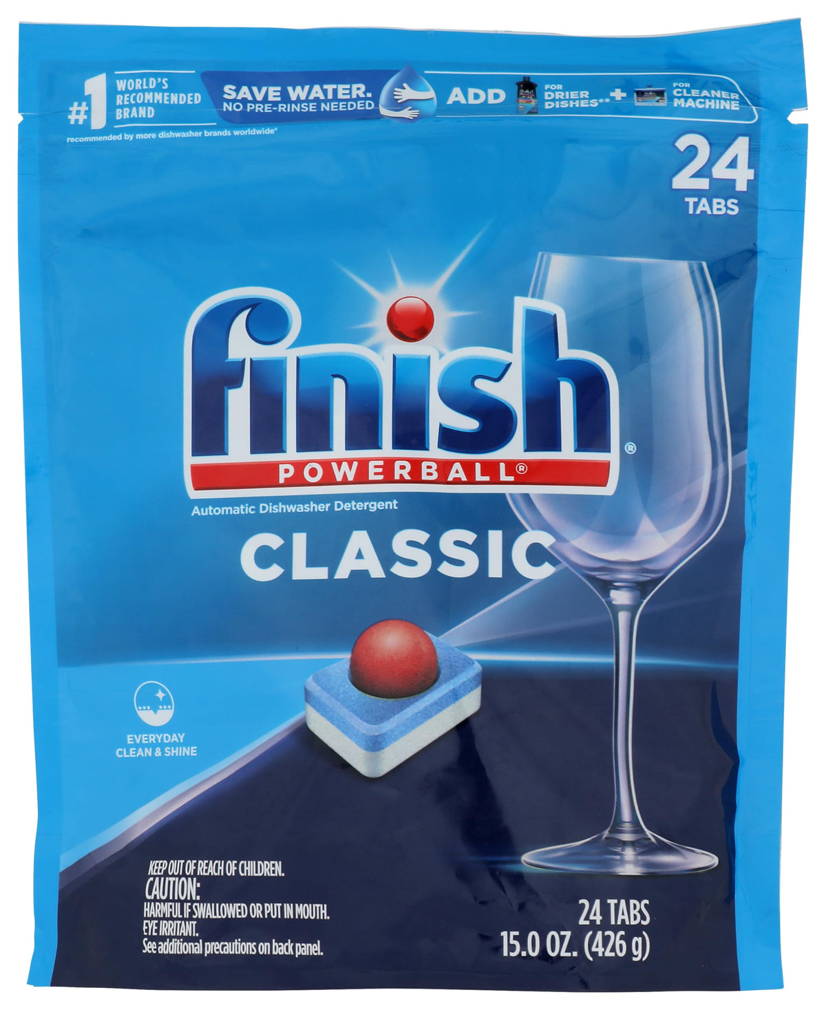 Finish Classic Original Scent Tablet Dishwasher Detergent 24 pk