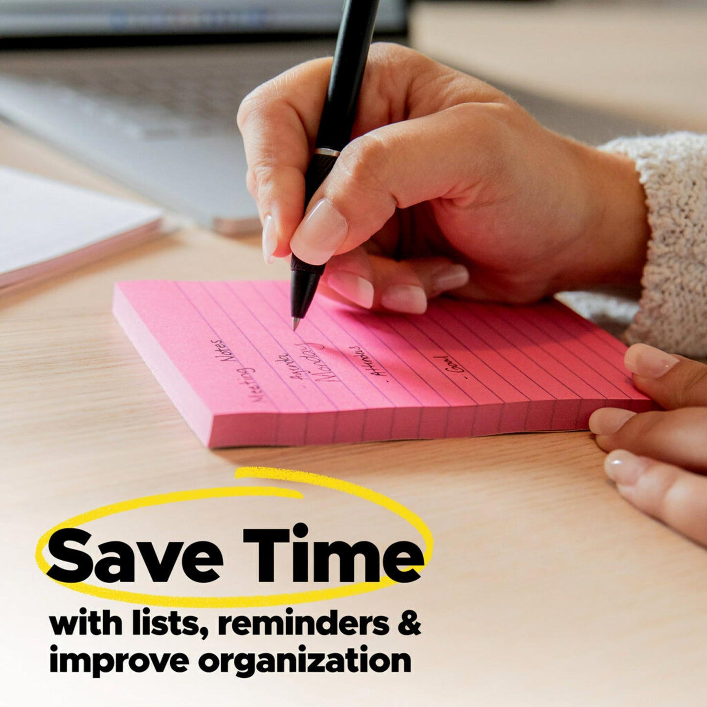 Post-it Notes, 1 3/8 in x 1 7/8 in, 24 Sticky Note Pads, 100 Sheets per Pad, Beachside Café Collection, School Supplies and Office Products