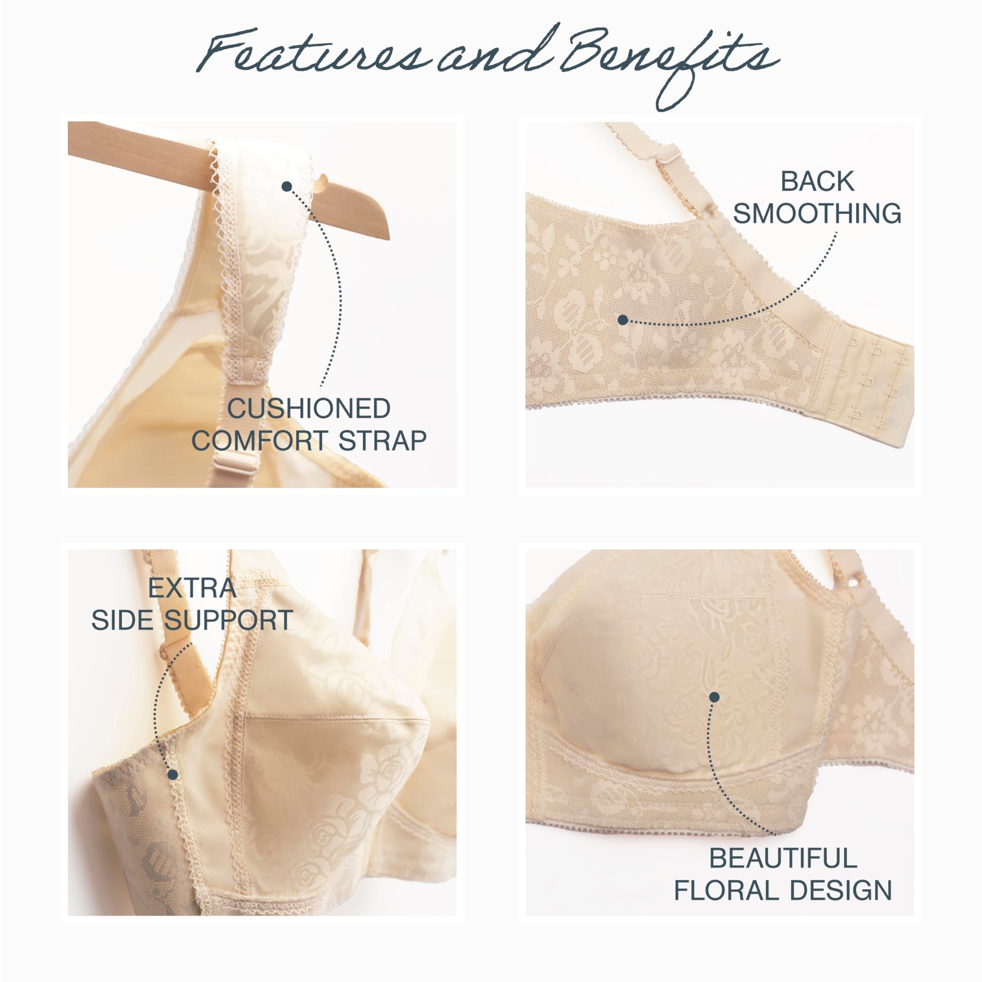 Playtex Women's 18 Hour Comfort-Strap Wireless, Full-Coverage 4-Way Trusupport, Single Or 2-Pack Bra, Plum Majestic, 42D